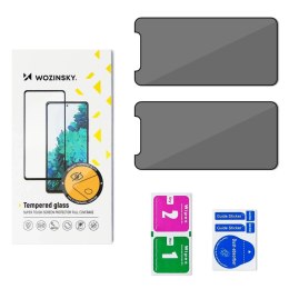 Szkło hartowane Wozinsky Privacy Glass prywatyzujące na Xiaomi Redmi Note 14S, 2-pak