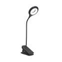 Mini lampka Wozinsky bezprzewodowa lampka LED do czytania z klipsem + kabel USB-C - czarna
