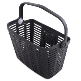 Kosz rowerowy Wozinsky WKR-PK na kierownicę plastikowy - czarny