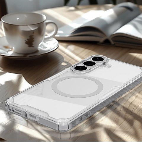 Etui Nillkin Nature TPU Pro kompatybilne z MagSafe na Samsung Galaxy S26+ - białe