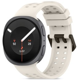 Tech-Protect Silicone Air pasek do Samsung Galaxy Watch 8 / 9 / Classic (40 / 44 / 46 mm) jasny beż