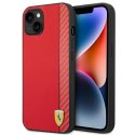 Ferrari FEHCP14MAXRE i Phone 14 Plus / 15Plus 6.7" czerwony/red hardcase Carbon