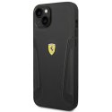 Ferrari FEHCP14MRBUK i Phone 14 Plus / 15 Plus 6.7" czarny/black hardcase Leather Stamp Sides