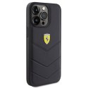 Ferrari FEHCP15XRDUK i Phone 15 Pro Max 6.7" czarny/black hardcase Quilted Metal Logo