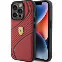 Ferrari FEHCP15LPTWR i Phone 15 Pro 6.1" czerwony/red hardcase Twist Metal Logo