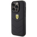 Ferrari FEHCP15LRDUK i Phone 15 Pro 6.1" czarny/black hardcase Quilted Metal Logo