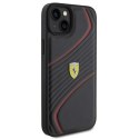 Ferrari FEHCP15MPTWK i Phone 15 Plus / 14 Plus 6.7" czarny/black hardcase Twist Metal Logo