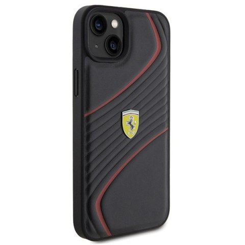 Ferrari FEHCP15MPTWK i Phone 15 Plus / 14 Plus 6.7" czarny/black hardcase Twist Metal Logo