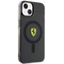 Ferrari FEHMP14SURKK i Phone 14 / 15 / 13 6.1" czarny/black hardcase Translucent Magsafe