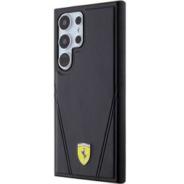 Ferrari FEHMS24LP3BAK S24 Ultra S928 czarny/black hardcase Hot Stamp V Lines Mag Safe