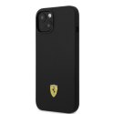 Ferrari FEHMSIP14MBK i Phone 14 Plus / 15 Plus 6.7" czarny/black hardcase Silicone Metal Logo Magsafe