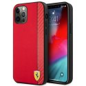 Ferrari FESAXHCP12LRE i Phone 12 Pro Max6,7" czerwony/red hardcase On Track Carbon Stripe