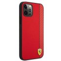 Ferrari FESAXHCP12LRE i Phone 12 Pro Max6,7" czerwony/red hardcase On Track Carbon Stripe