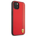 Ferrari FESAXHCP13SRE i Phone 13 mini5,4" czerwony/red hardcase On Track Carbon Stripe