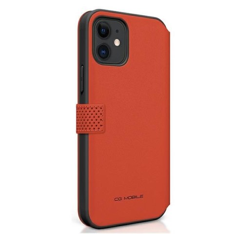 Ferrari FESPEFLBKP12SRE i Phone 12 mini 5,4" czerwony/red book On Track Perforated