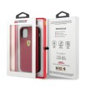 Ferrari FESPEHCP12SRE i Phone12 mini 5,4" czerwony/red hardcase On Track Perforated