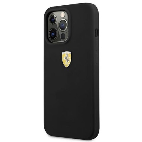 Ferrari FESSIHCP13XBK i Phone 13 Pro Max 6,7" czarny/black hardcase Silicone