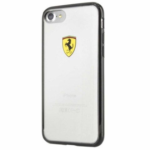 Ferrari Hardcase FEHCP7BK i Phone 7/8/SE2020 / SE 2022 black/transparent Racing Shield