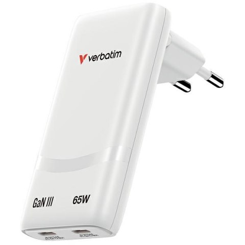 Ładowarka sieciowa Verbatim Fold n Go Ga N 65W biały 32355