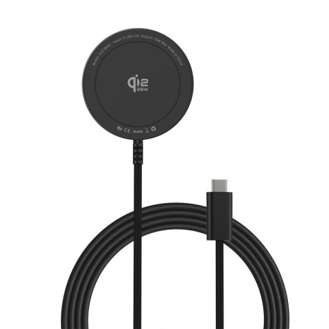 Ładowarka Bezprzewodowa Tech-Protect A54 Magnetic MagSafe 25W Qi2.2 - Czarna
