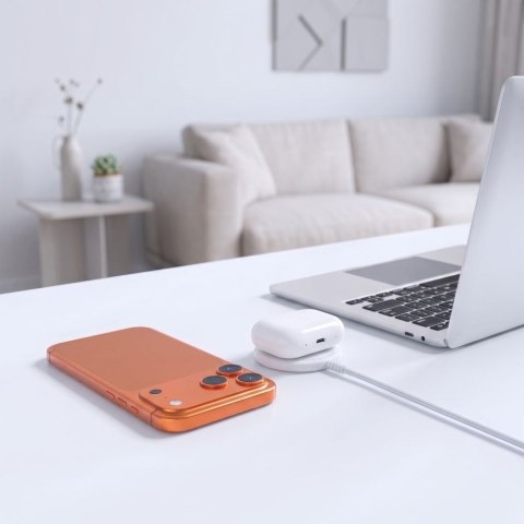Ładowarka Bezprzewodowa Tech-Protect A54 Magnetic MagSafe 25W Qi2.2 - Biaa