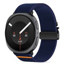 Tech-Protect Nylon Clasp pasek do Samsung Galaxy Watch 8 / 9 / Classic (40 / 44 / 46 mm) granatowy