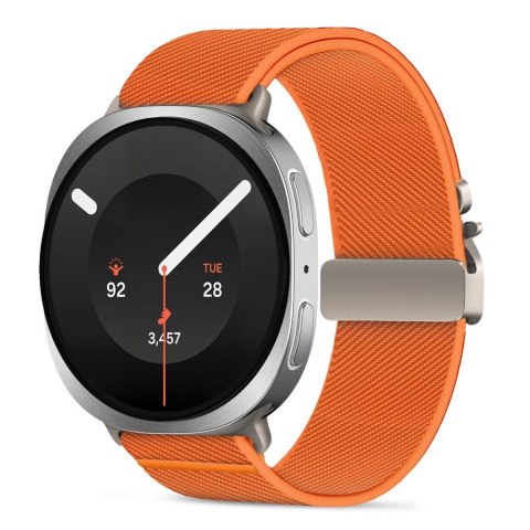 Tech-Protect Nylon Clasp pasek do Samsung Galaxy Watch 8 / 9 / Classic (40 / 44 / 46 mm) pomarańczowy