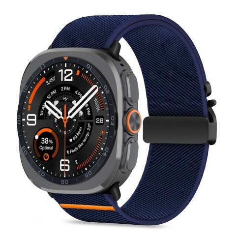 Tech-Protect Nylon Clasp pasek do Samsung Galaxy Watch Ultra 1 / 2 2024-2026 (47 mm) granatowy