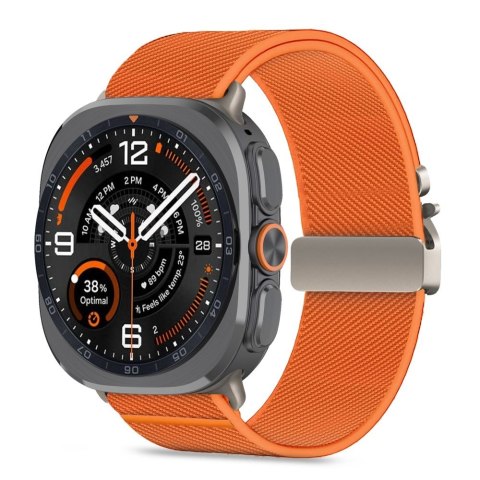 Tech-Protect Nylon Clasp pasek do Samsung Galaxy Watch Ultra 1 / 2 2024-2026 (47 mm) pomarańczowy