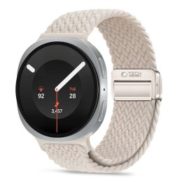 Tech-Protect Nylonmag pasek do Samsung Galaxy Watch 8 / 9 / Classic (40 / 44 / 46 mm) jasny beż