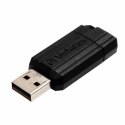 Verbatim Pendrive 16GB USB-A 2.0Pin Stripe czarny/black 49063