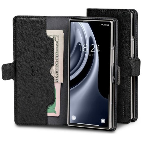 Etui Mercury Premium Wallet Diary do Samsung Galaxy Z Fold 8 Ultra czarny