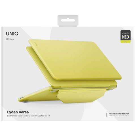 Etui UNIQ Lyden Versa do Mac Book Neo żółty