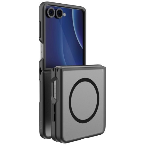 Etui UNIQ Veren AF do Samsung Galaxy Z Flip 8 Magclick Charging czarny