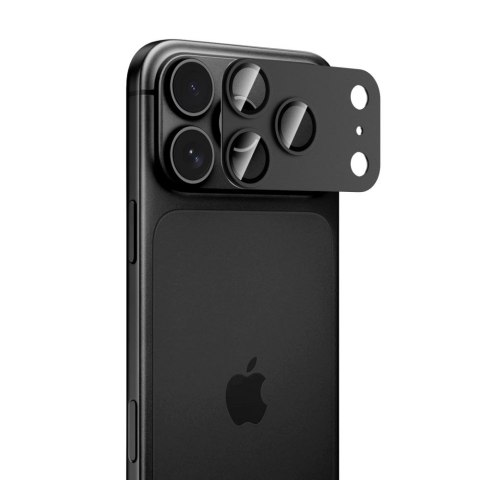 Osłona aparatu szkło hartowane tech-protect camfull fit+ na całą wyspę iphone 18 Pro black
