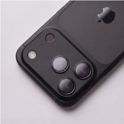Osłona aparatu szkło hartowane tech-protect camfull fit+ na całą wyspę iphone 18 Pro black