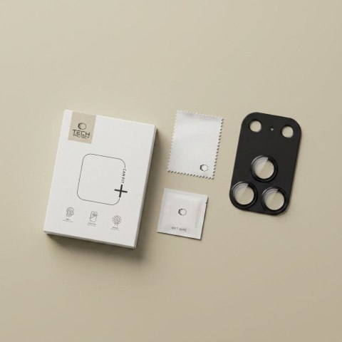 Osłona aparatu szkło hartowane tech-protect camfull fit+ na całą wyspę iphone 18 Pro black