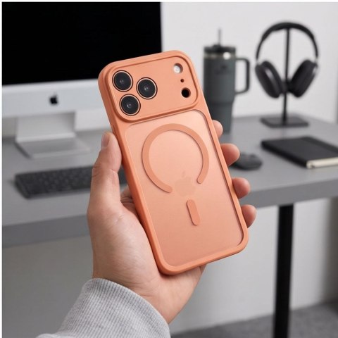 Etui Tech-Protect BasicMag MagSafe do iPhone 17 Pro / 18 Pro - Matowy Pomarańczowy