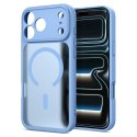 Etui Tech-Protect BasicMag MagSafe do iPhone 17 Pro / 18 Pro - Matowy Jasnoniebieski