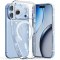 Etui do iPhone 17 Pro Max / 18 Pro Max Tech-Protect Flexair MagSafe - Brokatowy / Przezroczysty z Brokatem