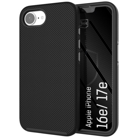 Etui 3MK Fortis Mag Case do Apple i Phone 16e / 17e czarny