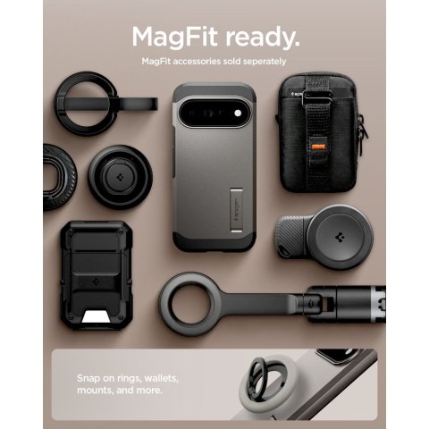 Etui Spigen Tough Armor Mag MagSafe Google Pixel 11 Pro XL Gunmetal