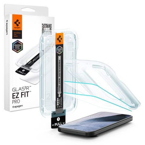 Szkło hartowane Spigen Glas.tR EZ Fit Pro AC 2-Pack Google Pixel 11 / 11 Pro przezroczyste