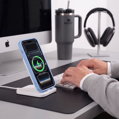 Etui Tech-Protect BasicMag MagSafe do iPhone 17 Pro Max / 18 Pro Max - Matowy Jasnoniebieski