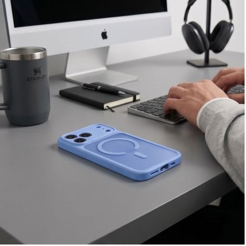 Etui Tech-Protect BasicMag MagSafe do iPhone 17 Pro Max / 18 Pro Max - Matowy Jasnoniebieski