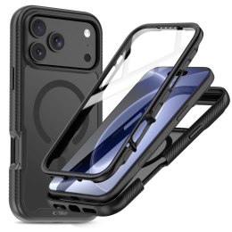 Pancerne Etui Ochronne z MagSafe do iPhone 17 Pro Max / 18 Pro Max Tech-Protect Defense Matowy Czarny