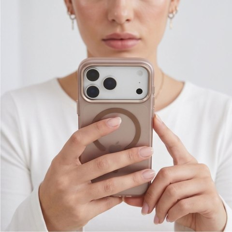 Etui do iPhone 17 Pro Max / 18 Pro Max Tech-Protect MagZero MagSafe - Matowy Pustynny Złoty