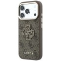 Etui Guess 4G & Big Resin Logo do i Phone 18 Pro / 17 Pro brązowy