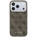 Etui Guess 4G & Big Resin Logo do i Phone 18 Pro / 17 Pro brązowy