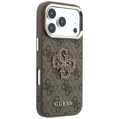 Etui Guess 4G & Big Resin Logo do i Phone 18 Pro / 17 Pro brązowy